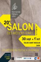 20° Salon des Métiers d'Art , Normandie Metiersd'Art Normandie Métiers d'Art